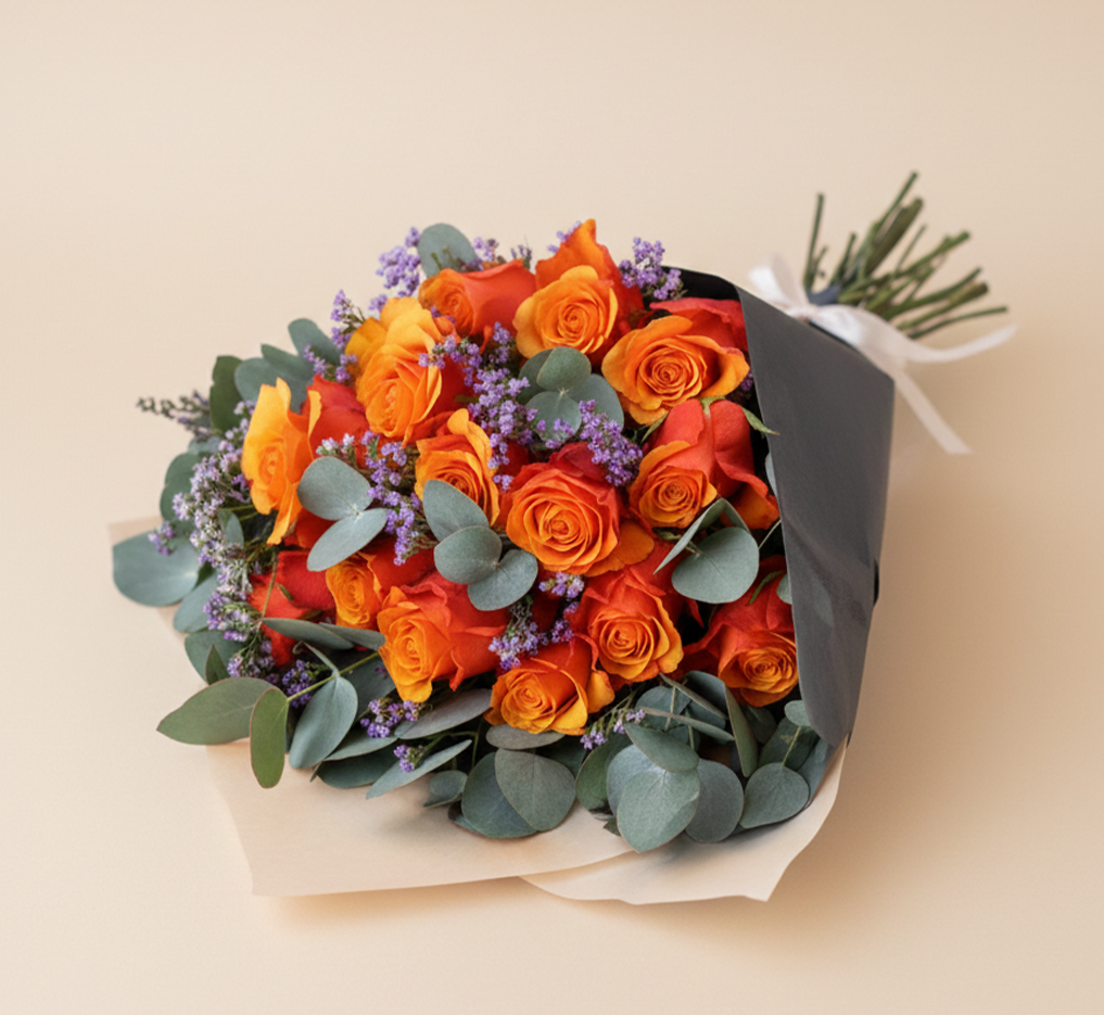 The "Amber Glow" Bouquet
