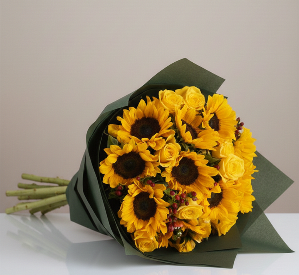 The "Golden Embrace" Bouquet