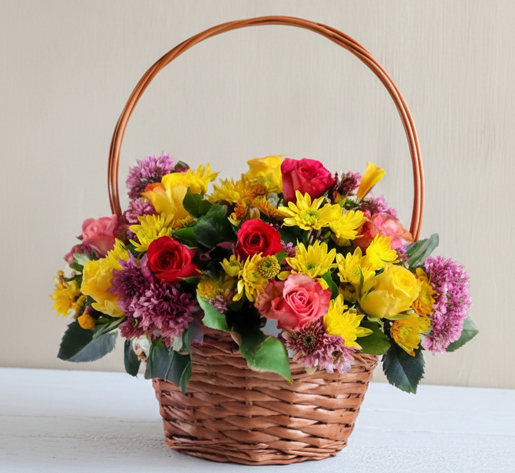 The "Sunset Grassland" Basket