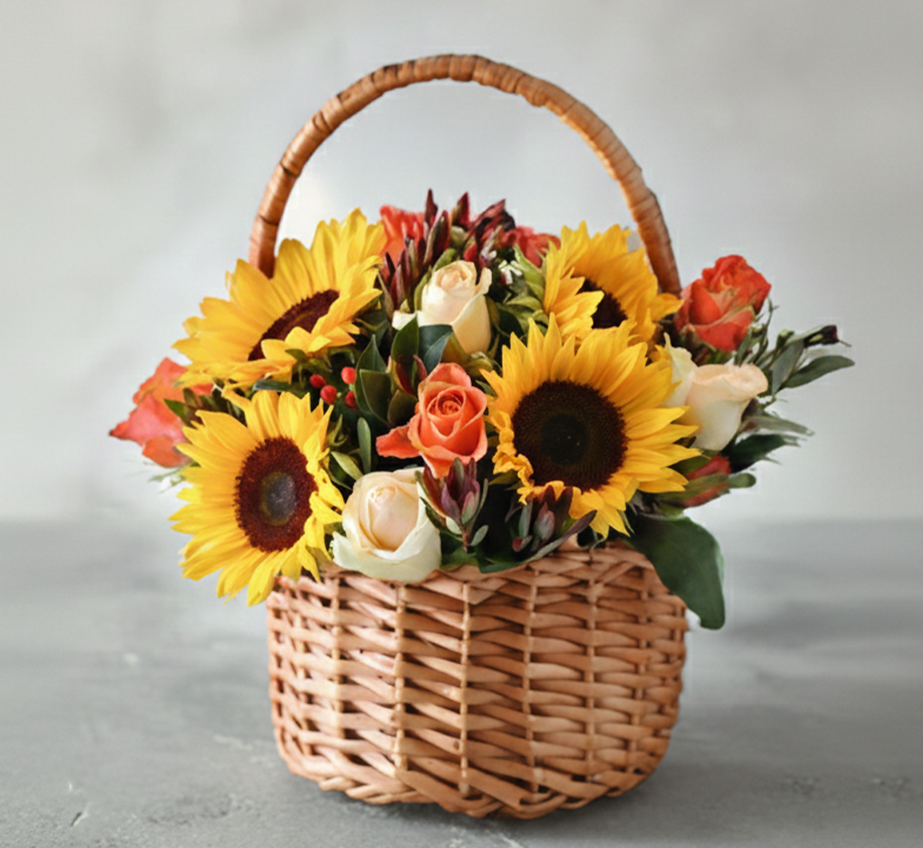 The "African Sunset" Basket