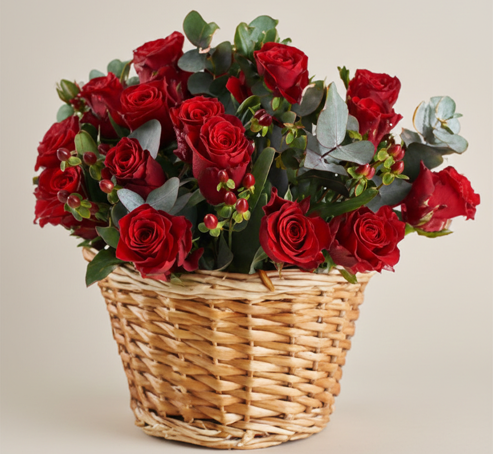 The "Crimson Passion" Basket
