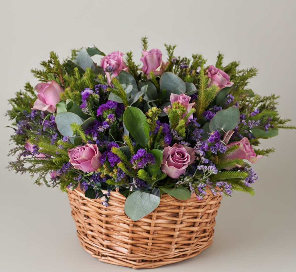 The "Lavender Garden" Basket