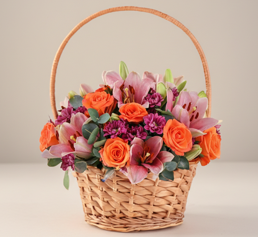 The "Twilight Bloom" Basket