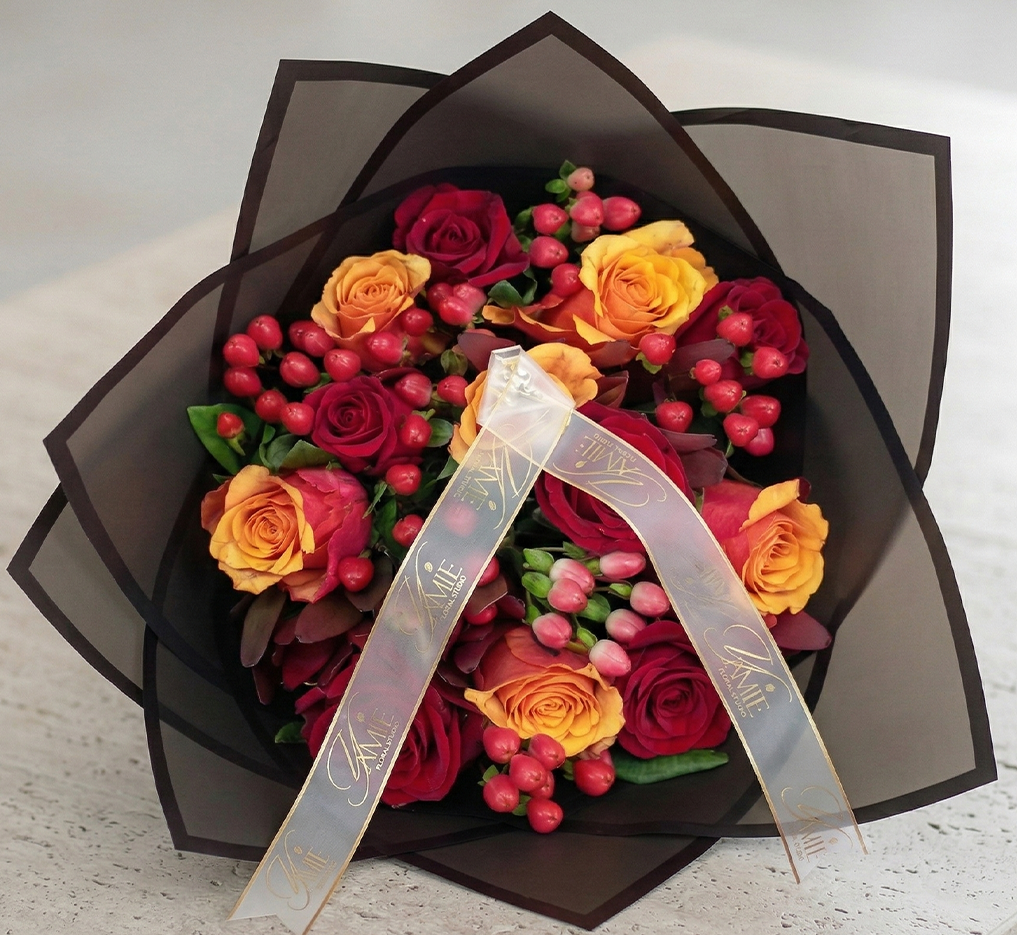 The Velvet Sunrise Bouquet The Velvet Sunrise Bouquet