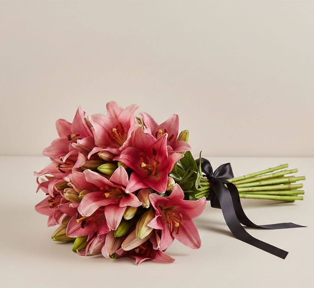 The "Blushing Asiflorum" Bouquet