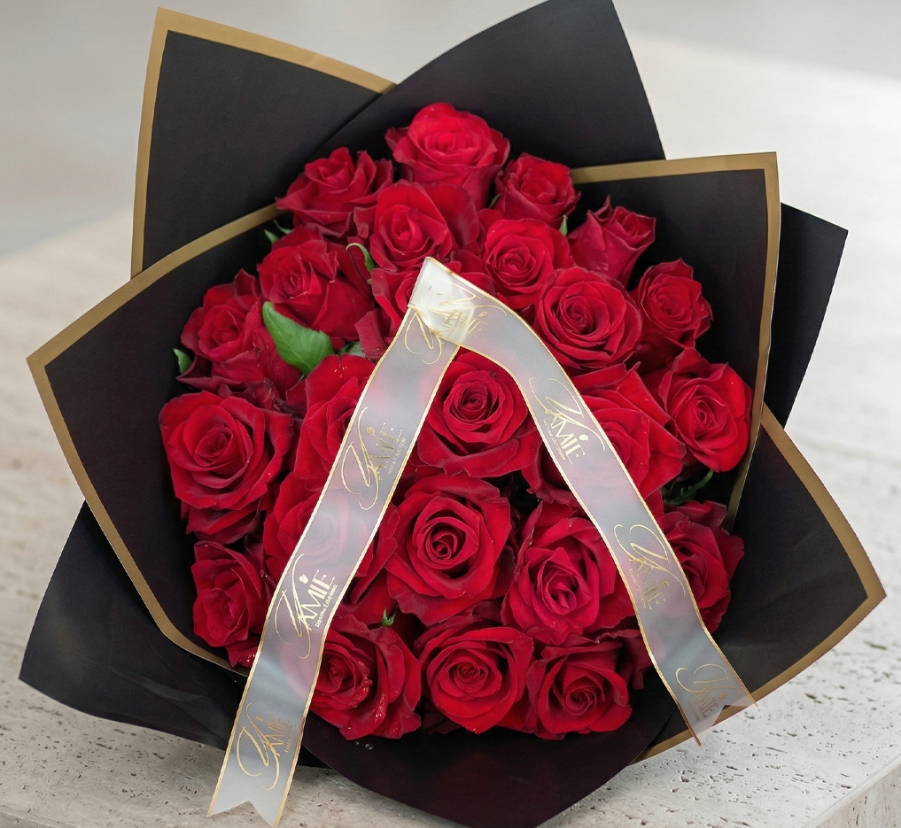 The "Crimson Embrace" Bouquet