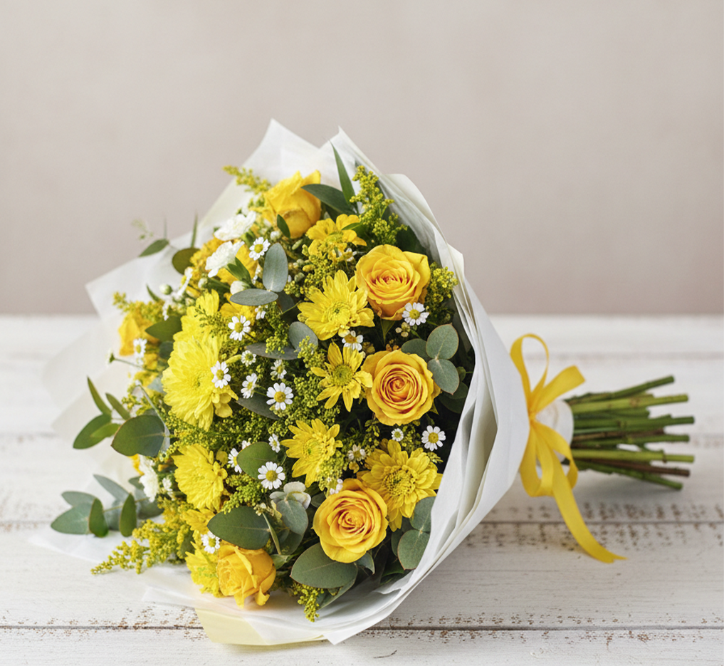 The "Golden Whisper" Bouquet