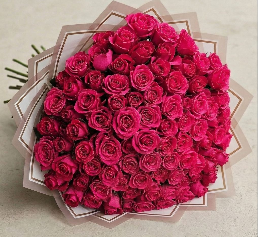 The "Passionate Cerise" Bouquet