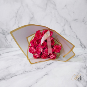 The Artisan Rose Bouquet Small - fresh flower arrangement delivered by Yamie Floral Studio
