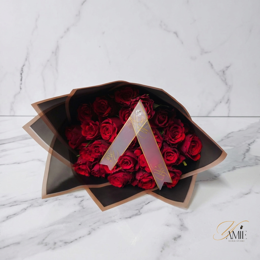 The Crimson Embrace Bouquet Medium The Crimson Embrace Bouquet Medium