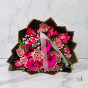 The Joyful Blush Bouquet Large - fresh flower arrangement delivered by Yamie Floral Studio