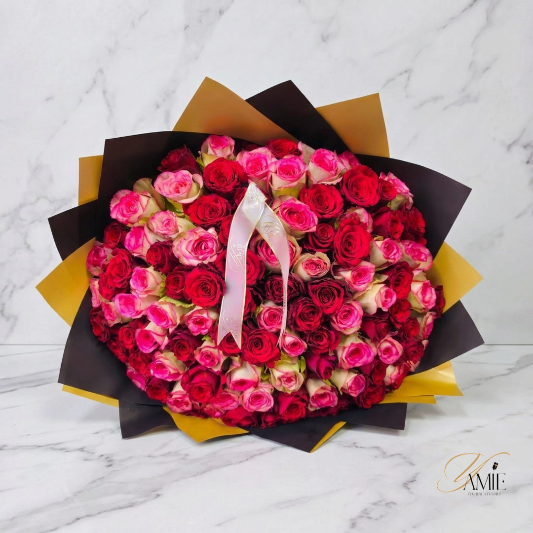 The Passionate Embrace Bouquet 100 Stems The Passionate Embrace Bouquet 100 Stems