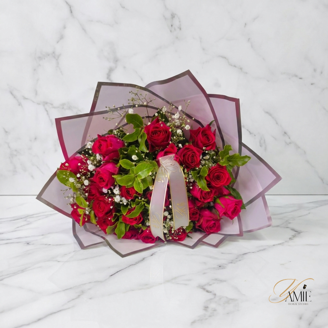 The Starlit Cerise Bouquet Medium The Starlit Cerise Bouquet Medium
