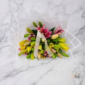 The Summer Dawn Bouquet X-Large — fresh flower arrangement delivered by Yamie Floral Studio