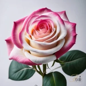 Variegated rose