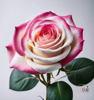 Variegated rose
