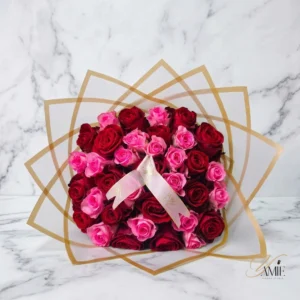 The Passionate Embrace Bouquet Large - fresh flower arrangement delivered by Yamie Floral Studio